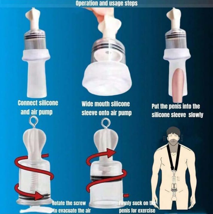 Penis Extender Stretcher Kit Penis Pump For Men